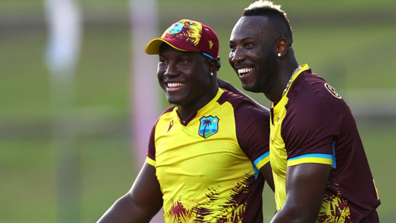 'I'll be looking like a UFC fighter in T20 World Cup': West Indies all-rounder's garners attention for unique comment Rovman Powell and Andre Russell.