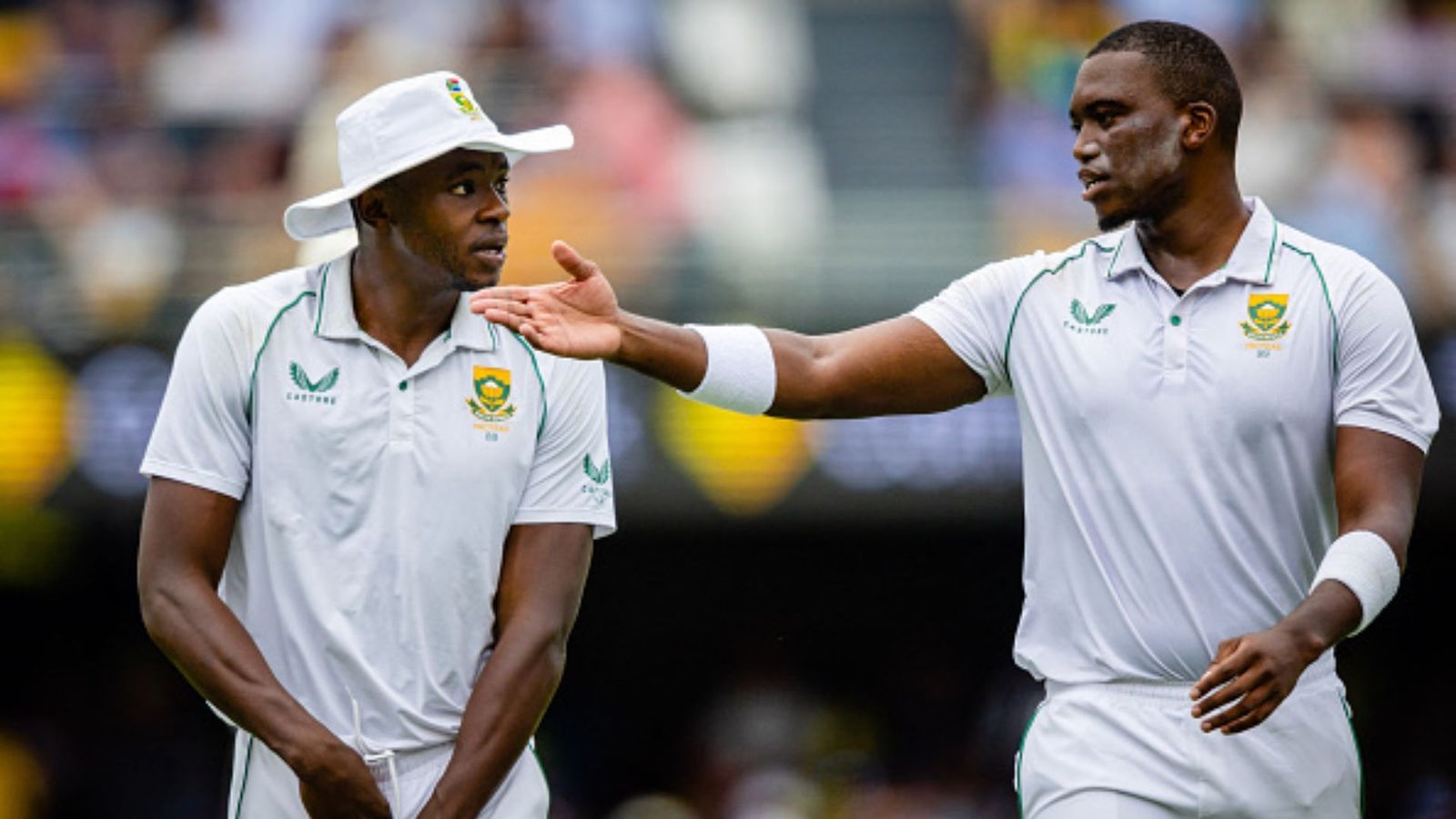 'India have never won here...make sure that doesn't happen': SA coach throws verbal volleys ahead of Boxing Day Test Kagiso Rabada (L) and Lungi Ngidi (R).