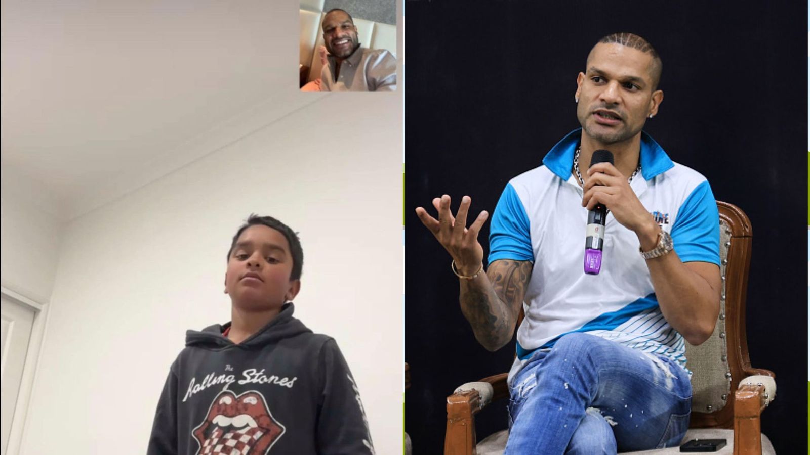 'I’ve been blocked from everywhere so...': Emotional Shikhar Dhawan shares hard-hitting post on son Zoravar's birthday Shikhar Dhawan and his son.