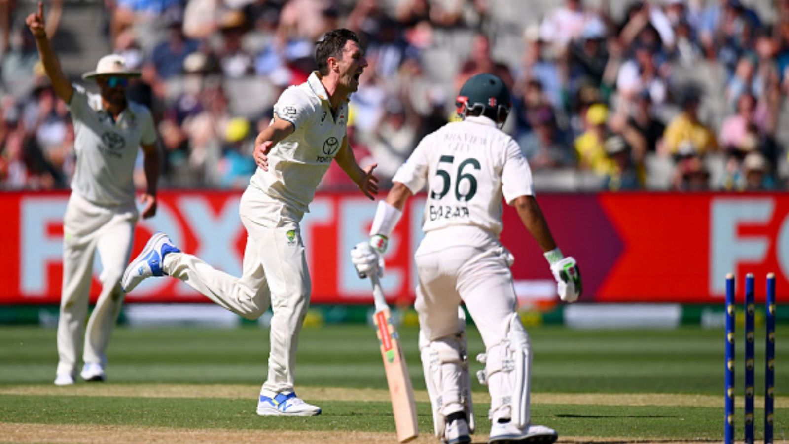 AUS vs PAK: Pat Cummins' fiery spell shifts momentum as Pakistan lose ground on Day 2 of Melbourne Test Pat Cummins dismissed Babar Azam.