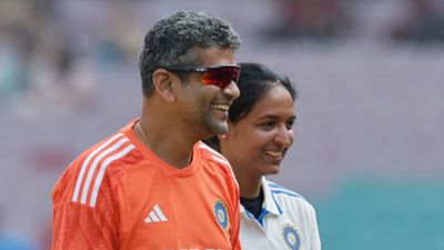 ‘They have won so many World Cups but…’: Head coach Amol Muzumdar’s mantra for India women to challenge Australia in ODI series Amol Muzumdar Head coach of India and Harmanpreet Kaur (C) of India. (Getty Images)