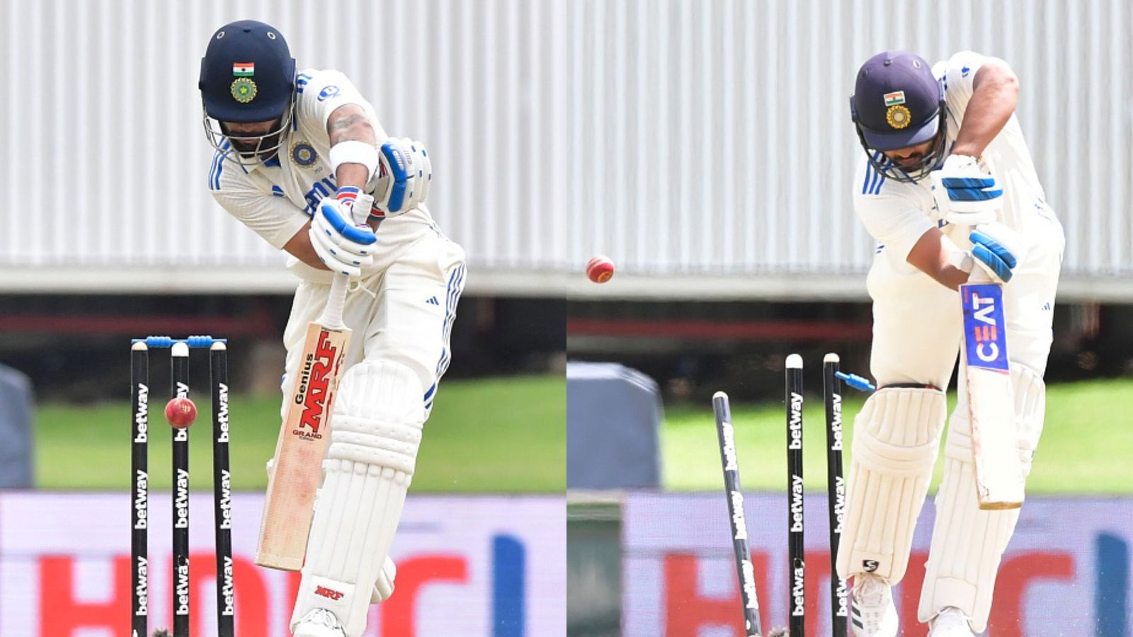 Harbhajan Singh reveals 'India's best Test batter' and it's not Virat Kohli, Rohit Sharma, KL Rahul or Rishabh Pant Virat Kohli (L) and Rohit Sharma (R).