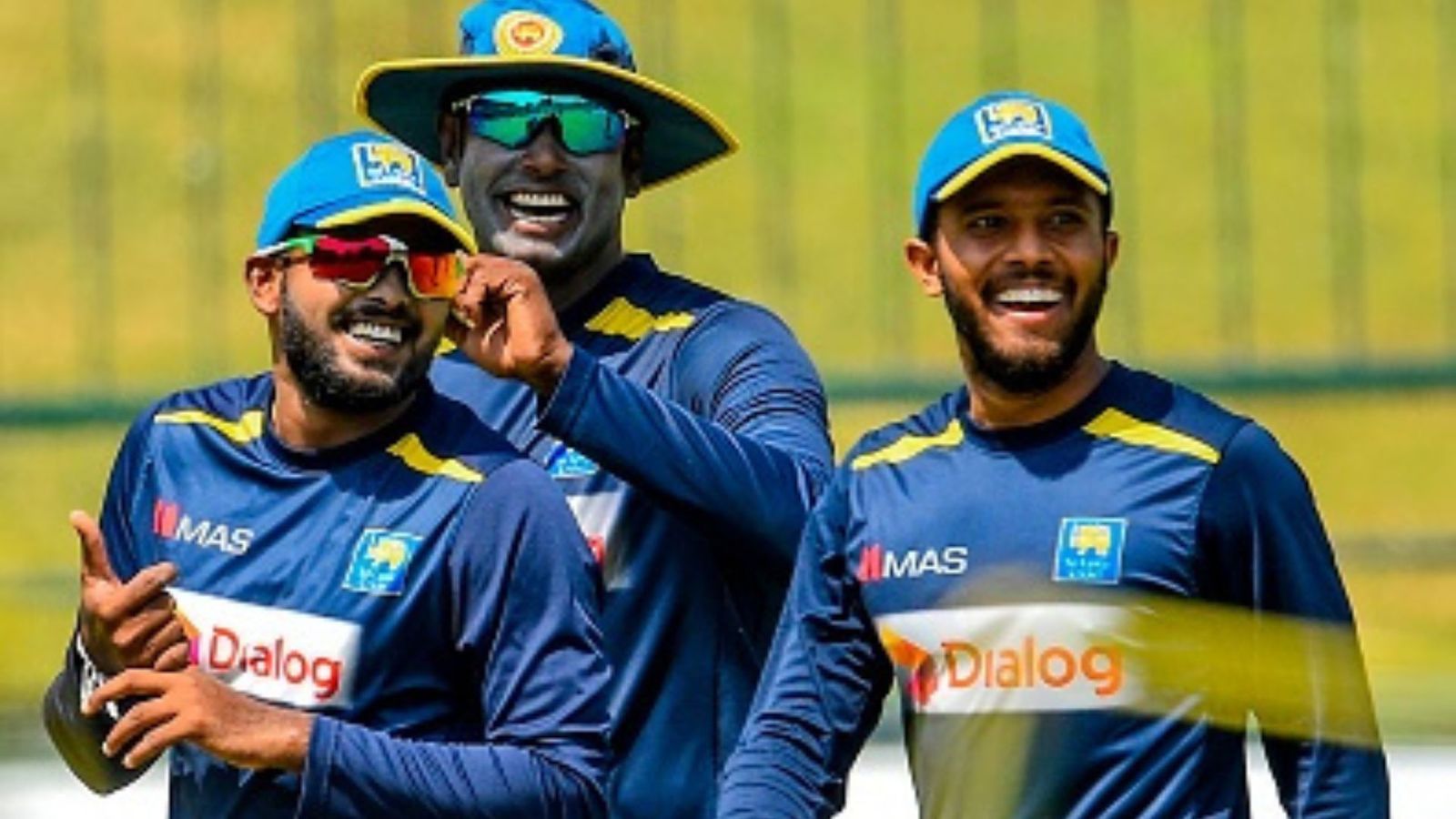 Sri Lanka announce new captains for ODIs and T20Is, veteran batter and star all-rounder handed responsibility Wanindu Hasaranga (L), Angelo Mathews (C) and Kusal Mendis (R).