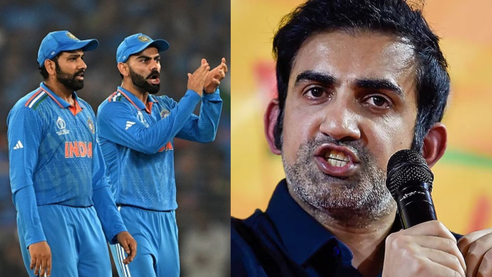 Gautam Gambhir warns India of biggest threat for 2024 T20 World Cup, says, '...they can be very dangerous' Left: India's batting juggernauts Virat Kohi and Rohit Sharma. Right: Former India skipper Gautam Gambhir.