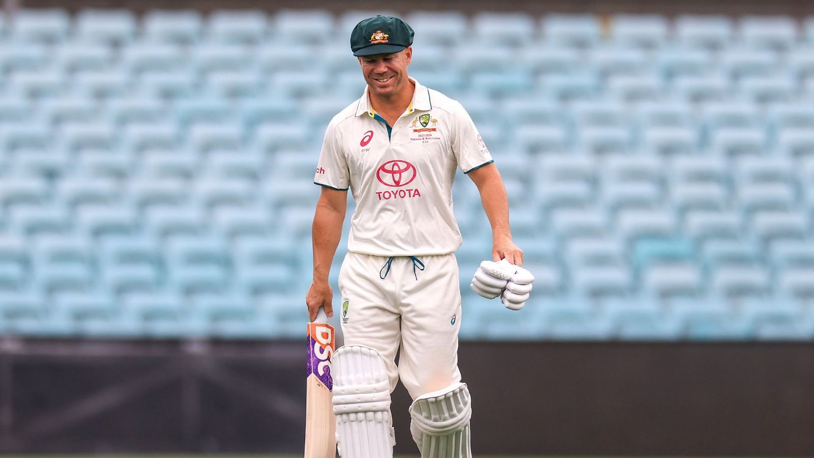 'He can go out on a high': Legendary Australian pacer advises David Warner to stay positive in his final Test vs Pakistan David Warner of Australia walks the pitch before a team photo ahead of the Third Test Match between Australia and Pakistan.