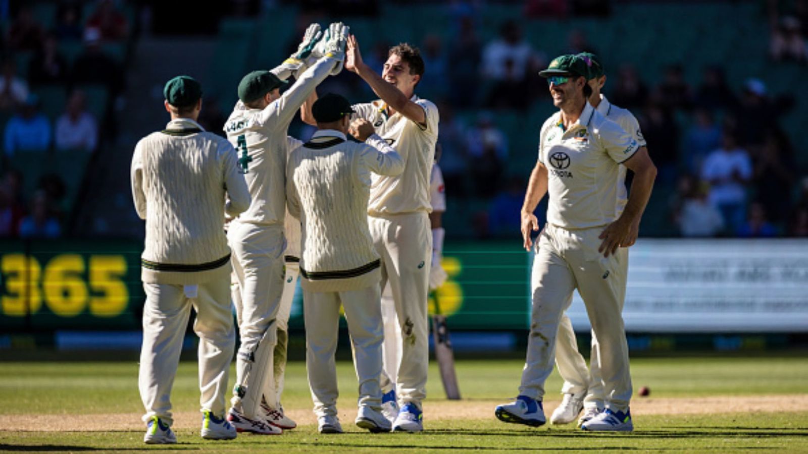 AUS vs PAK: Looking for whitewash, Australia name lethal playing XI for 3rd Test against Pakistan in Sydney Australia cricketers celebrate after dismissing a Pakistan batter.