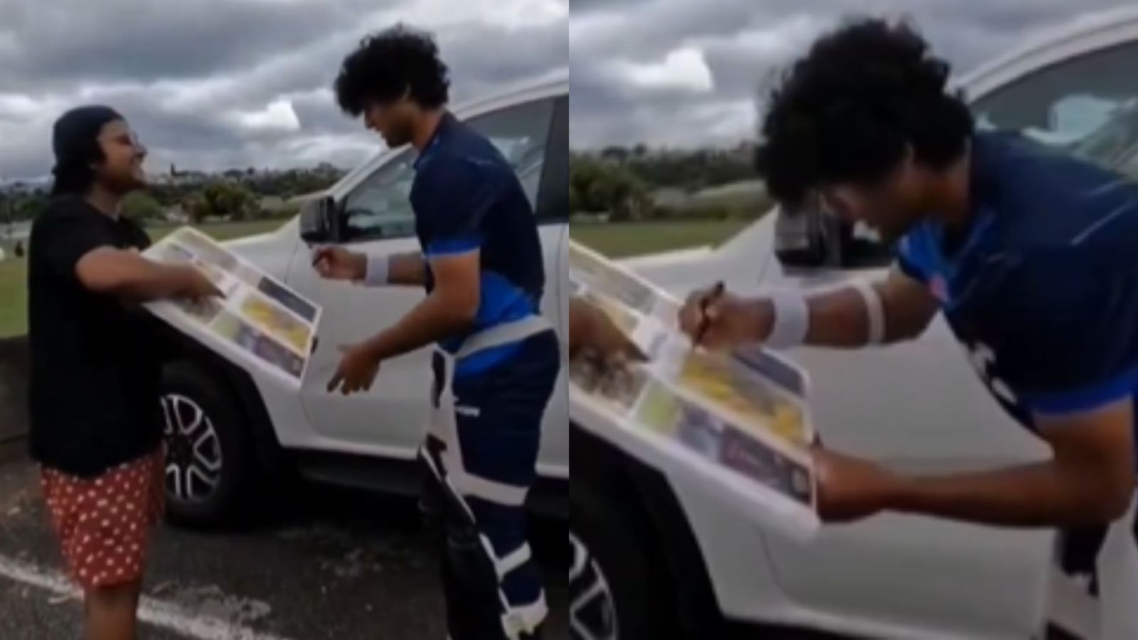 WATCH: Rachin Ravindra wins internet with heartening gesture for CSK fan; video goes viral WATCH: Rachin Ravindra wins internet with heartening gesture for CSK fan; video goes viral