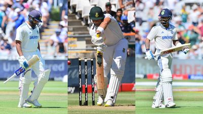 'White ball domination can't make you a Test batsman': Ex-India star lashes out at batters after 23 wickets fall on Day 1 Rohit Sharma (L), Aiden Markram (C) and Virat Kohli (L).