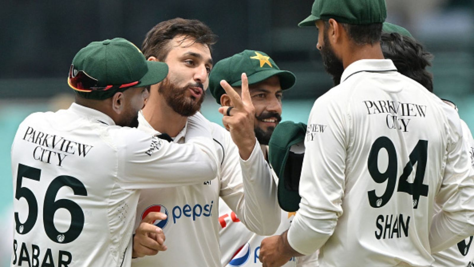 ‘Bad patch can come upon any cricketer…’: Pakistan player voices support for struggling Babar Azam Pakistan's Agha Salman (2nd L) celebrates the wicket of Australia's David Warner with teammates. (Getty Images)