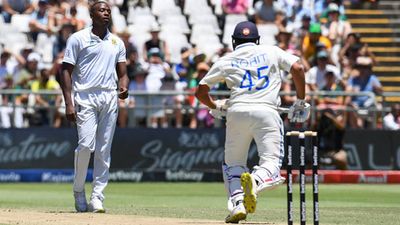 Shortest Test match ever! India wrap up Cape Town Test in 107 overs to break Australia's MCG record created in 1932 Rohit Sharma after playing a shot against Kagiso Rabada on Day 2 of the Cape Town Test. (Getty Images)