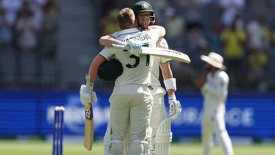 Steve Smith to open in Tests after David Warner's retirement? Australian batter gives surprising answer David Warner hugs Steve Smith after scoring a century (Getty Images)