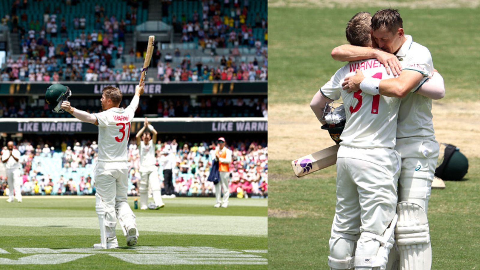 End of an Era: David Warner ends illustrious Test career with brisk fifty in Australia's win, walks off SCG amid thunderous applause Australia's David Warner acknowledges the crowd after being dismissed by Pakistan's Sajid Khan in his final innings during Day 4 of the third Test at SCG on January 6. (Getty)