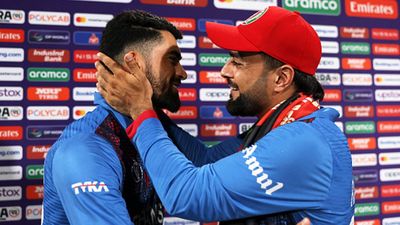 Afghanistan's 19-member squad for three-T20I series against India announced; Rashid Khan returns after injury but doubtful to play Afghanistan's Ibrahim Zadran and Rashid Khan (Getty Images)