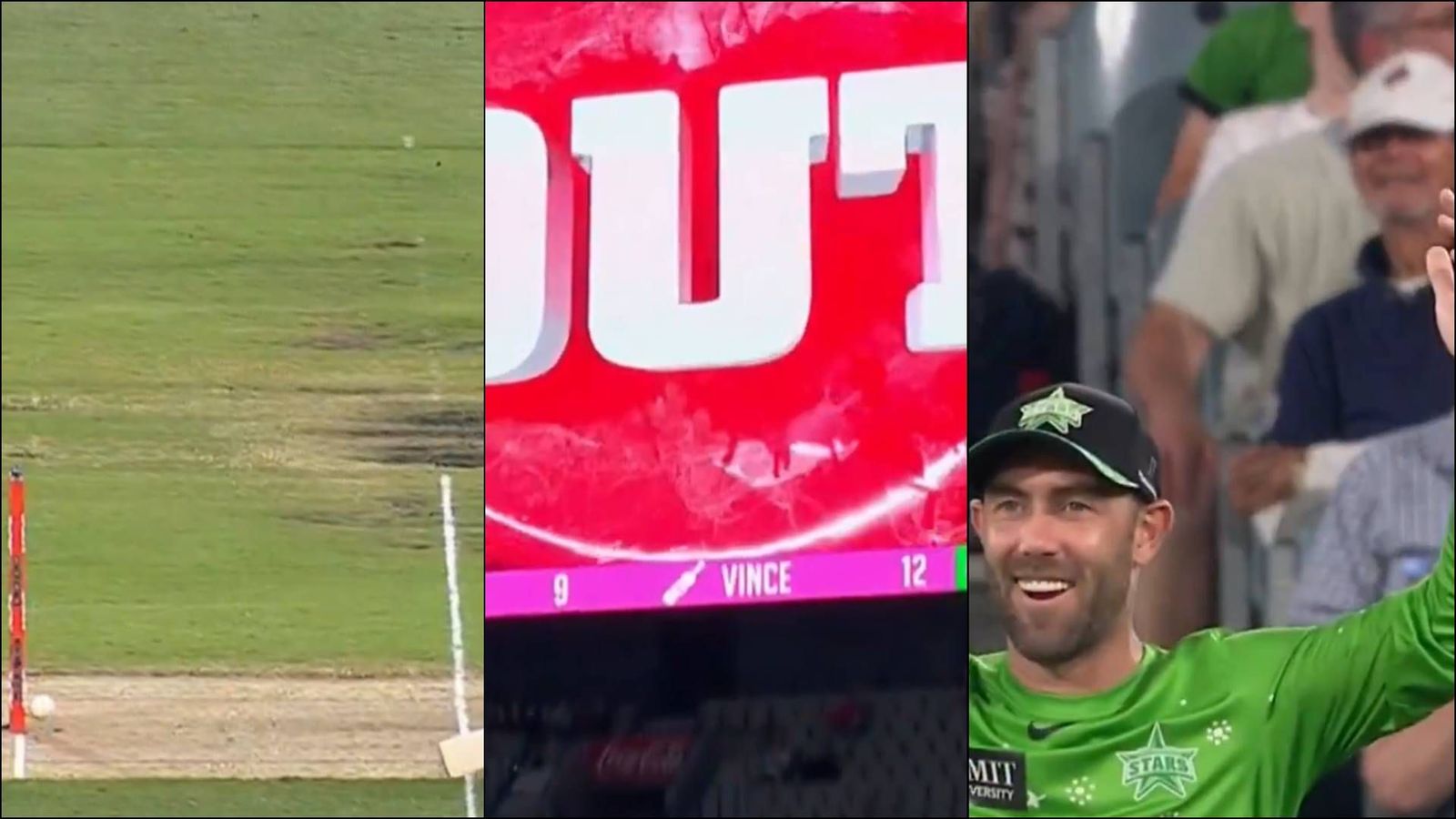 Watch: Third umpire makes big mistake in BBL match, presses wrong button to give batter out to leave Glenn Maxwell in splits Glenn Maxwell reacts after umpire's faux pas in BBL clash (Screengrab: Big Bash/X)