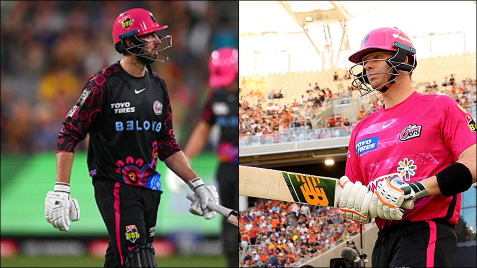 'Maybe Smudge can play in the middle-order': English opener not ready to give up opening spot for Steve Smith in BBL Sydney Sixers players James Vince and Steve Smith (Getty Images)