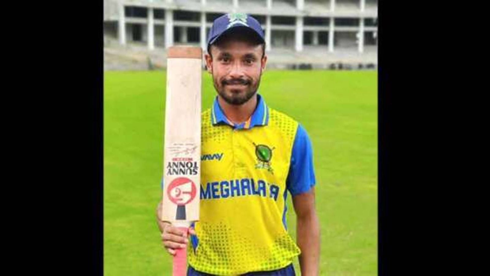 Meghalaya captain Kishan Lyngdoh creates history with 43 fours in mammoth 268-run knock against Arunachal Pradesh in Ranji Trophy Meghalaya captain Kishan Lyngdoh (Screengrab: X)