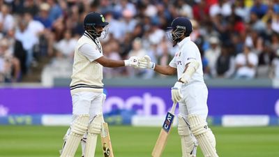 Out-of-favour India star roars with delightful double century, delivers huge statement to selectors ahead of England Tests Cheteshwar Pujara (L) and Ajinkya Rahane (R).