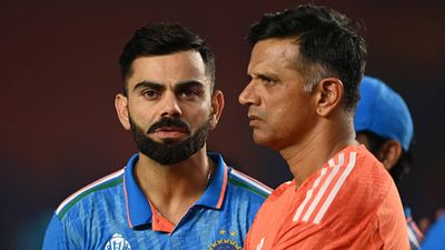 Virat Kohli will not play in first T20I against Afghanistan in Mohali, confirms head coach Rahul Dravid Virat Kohli and head coach Rahul Dravid after India's World Cup 2023 final loss (Getty Images)