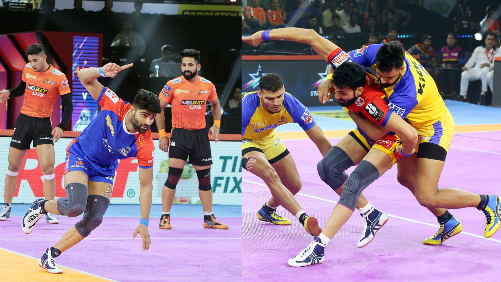 Pro Kabaddi League: Narender rocks as Tamil Thalaivas rout UP Yoddhas; U Mumba, Haryana Steelers play out dramatic stalemate Pro Kabaddi League: Narender rocks as Tamil Thalaivas rout UP Yoddhas; U Mumba, Haryana Steelers play out dramatic stalemate