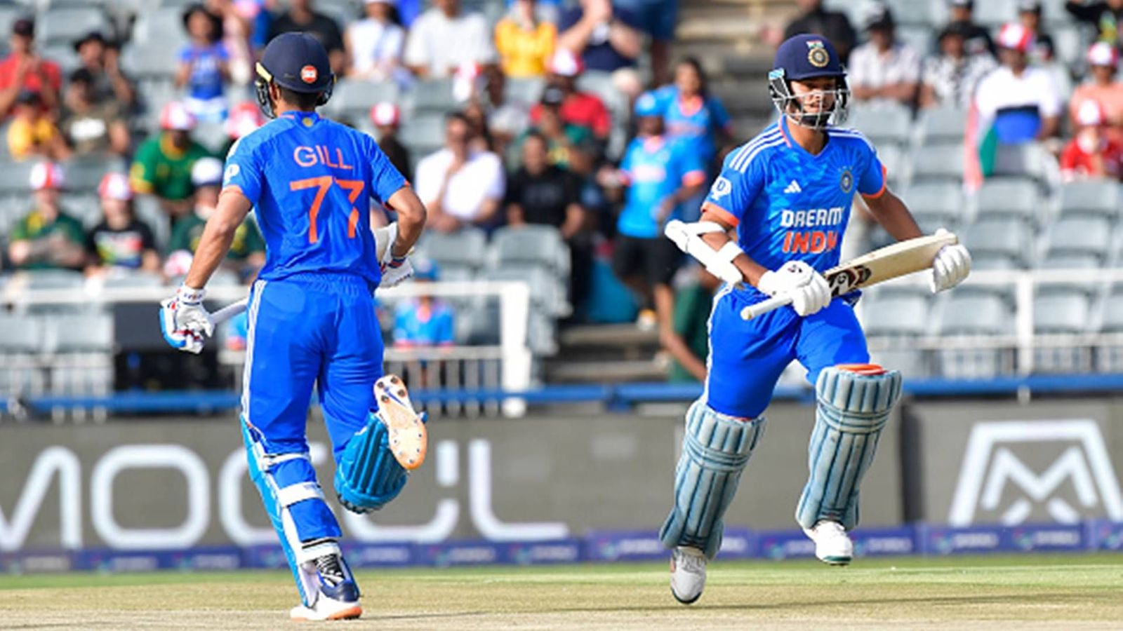 Why Yashasvi Jaiswal is not a part of playing XI despite Rahul Dravid announcing him as Rohit Sharma's opening partner Yashasvi Jaiswal and Shubman Gill running between the wickets (Getty Images)
