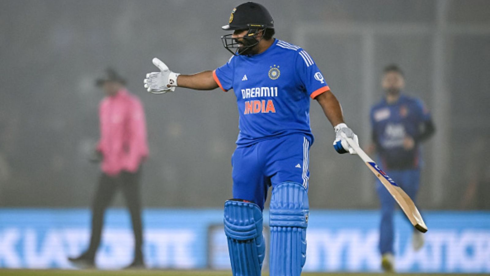 Rohit 'Hitman' Sharma scripts mind-blowing world record despite getting run out for a duck in 1st T20I against Afghanistan India captain Rohit Sharma.
