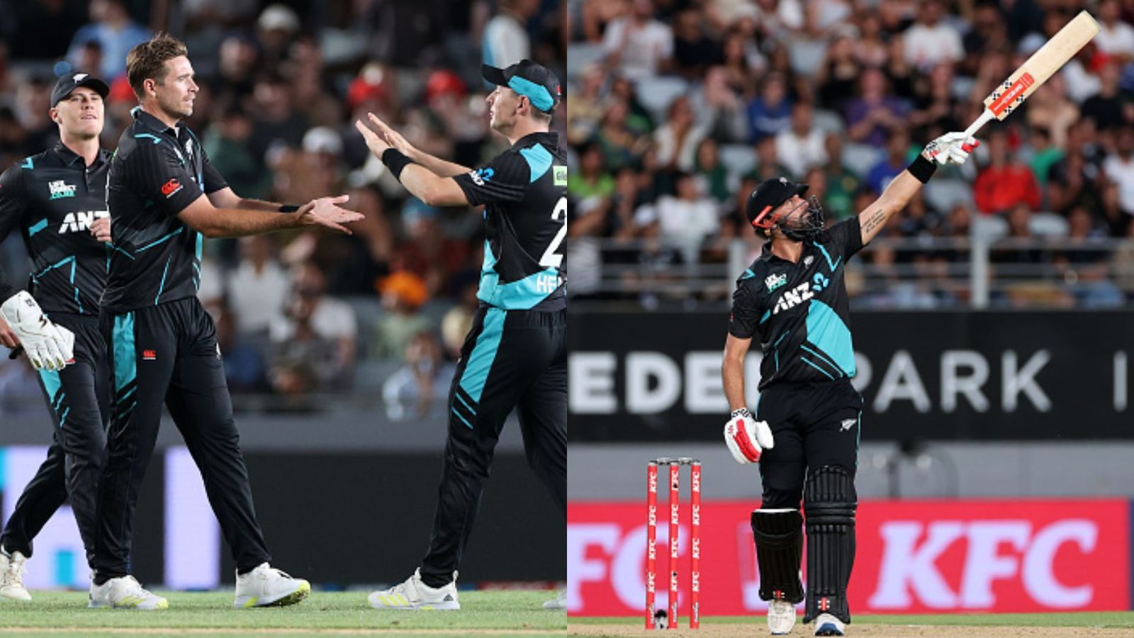 NZ vs PAK: History-maker Tim Southee, batters help New Zealand beat Pakistan by 46 runs in 1st T20I New Zealand took a 1-0 lead in the T20I series against Pakistan.