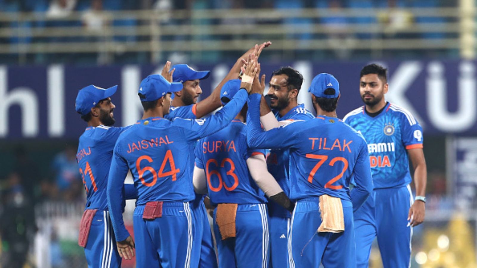 ‘His ticket in T20 World Cup squad is confirmed’: Suresh Raina makes stunning claim on India star Indian cricket team players in the huddle. (Getty Images)