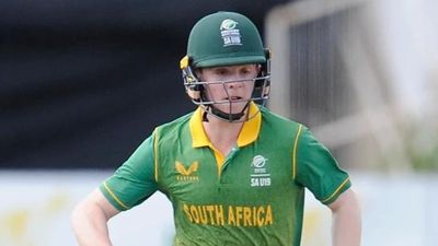 South Africa sack Under-19 captain ahead of World Cup due to security concerns following his comments on Gaza war South Africa's former Under-19 captain David Teeger in this frame.