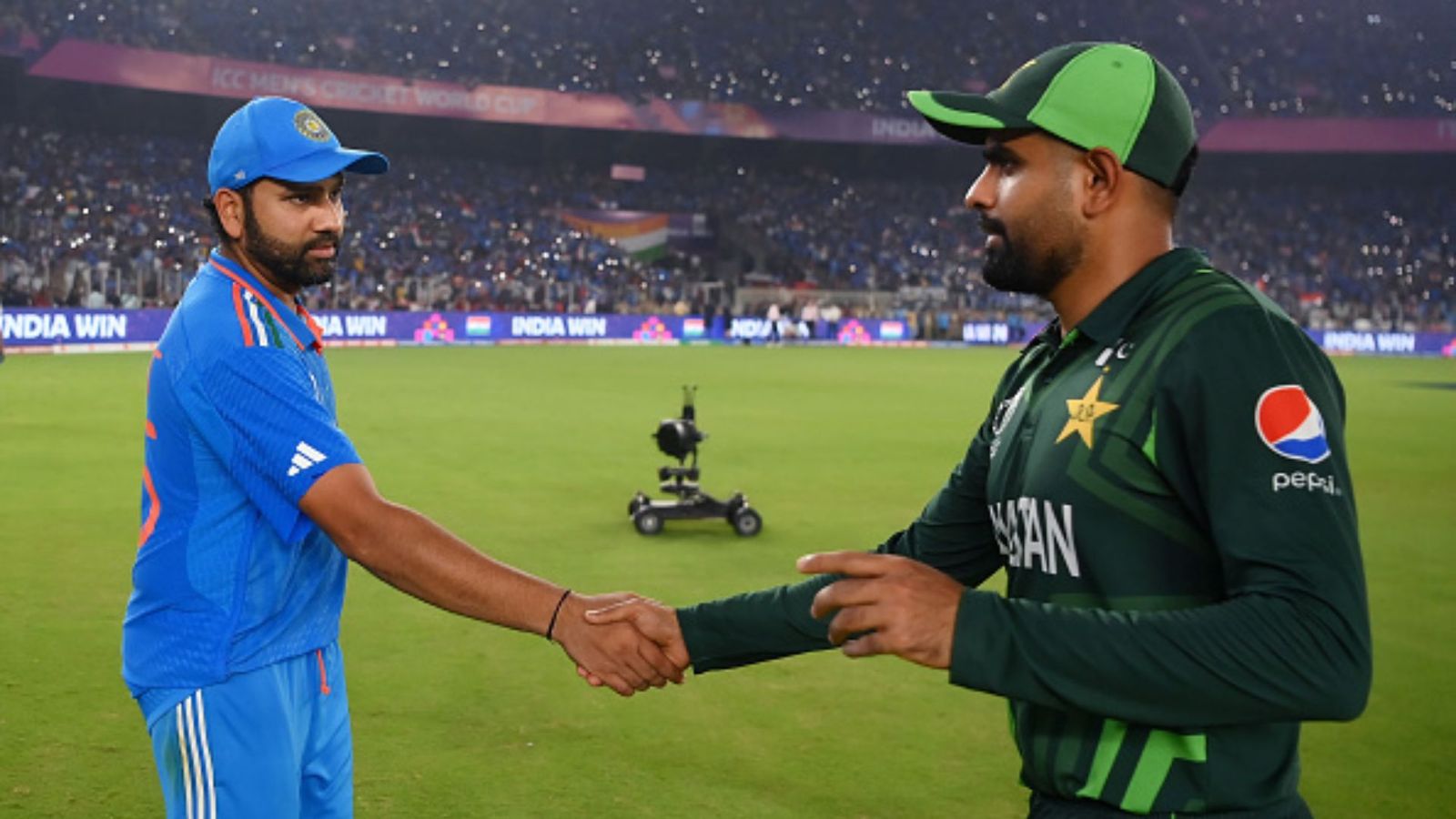 'Demons' of World Cup defeat in Ahmedabad continues to haunt ex-Pakistan team director, who unleashes another epic rant Rohit Sharma (L) and Babar Azam (R).