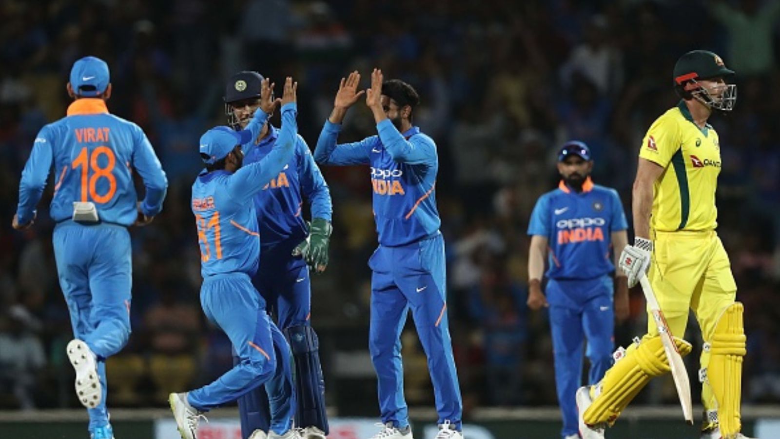 Big News: Australia's superstar player announces retirement from all forms of cricket ahead of T20 World Cup Australia's star batter Shaun Marsh (right) walks off the field after getting dismissed during ODI match against India in this file photo. (Getty)