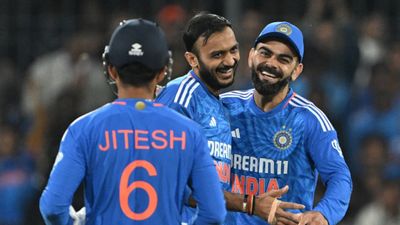 IND vs AFG: Axar Patel chatters into Ravindra Jadeja's territory, becomes only the 2nd Indian to achieve THIS big record Axar Patel celebrates with teammates after picking a wicket.