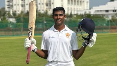 Karnataka opener smashes record-breaking 404 in final against Mumbai, breaks Yuvraj Singh's record Karnataka opener Prakhar Chaturvedi after smashing a quadruple century (Photo Credit: KSCA)