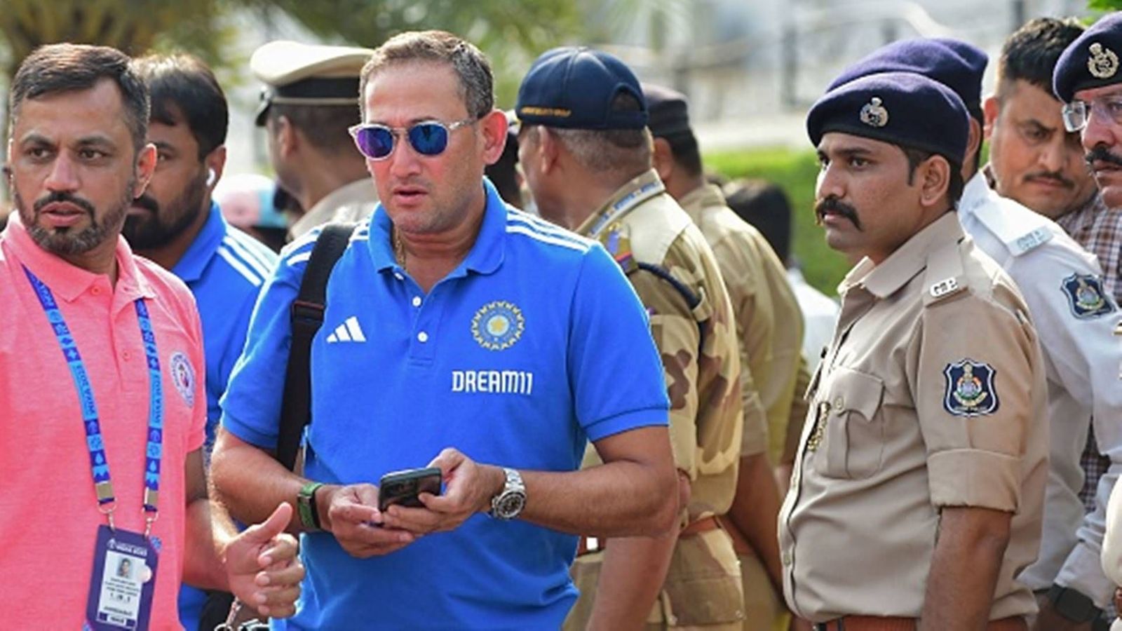 BCCI invites applications for one selector to join Ajit Agarakar's committee; here's all you need to know India's chief selector Ajit Agarkar during ODI World Cup 2023 (Getty Images)