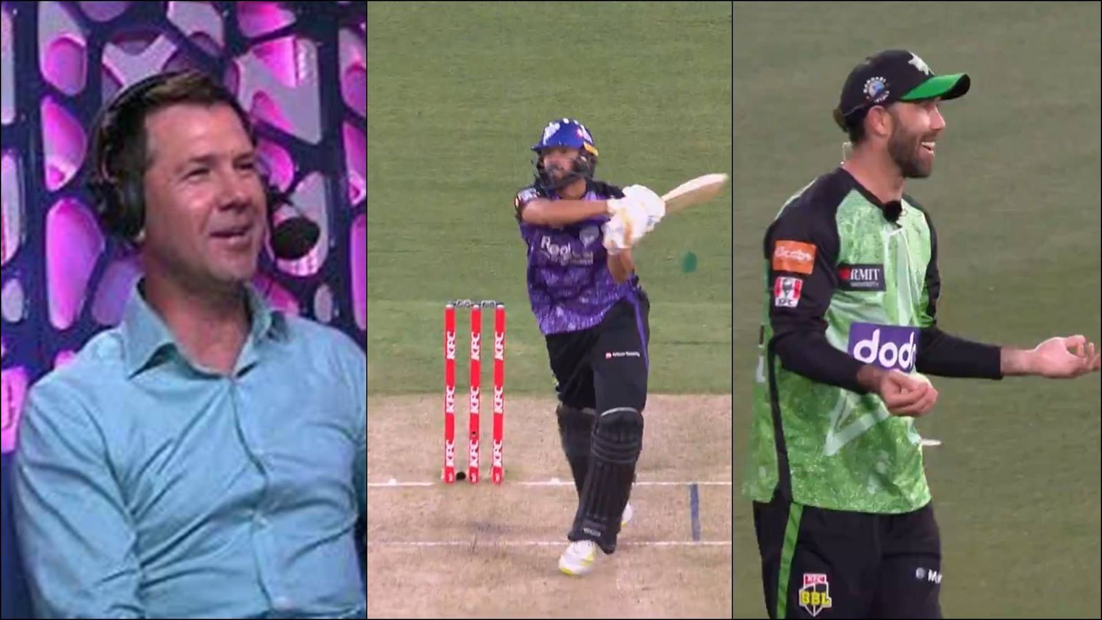 Ricky Ponting calls how Nathan Coulter-Nile will take Nikhil Chaudhary's wicket, watch Punter's viral prediction in BBL match Ricky Ponting calls how Nathan Coulter-Nile will take Nikhil Chaudhary's wicket, watch Punter's viral prediction in BBL match