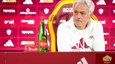 Jose Mourinho sacked as AS Roma manager with ‘immediate effect’ after losing to AC Milan, replacement announced AS Roma former coach Jose Mourinho during a press conference. (Getty Images)