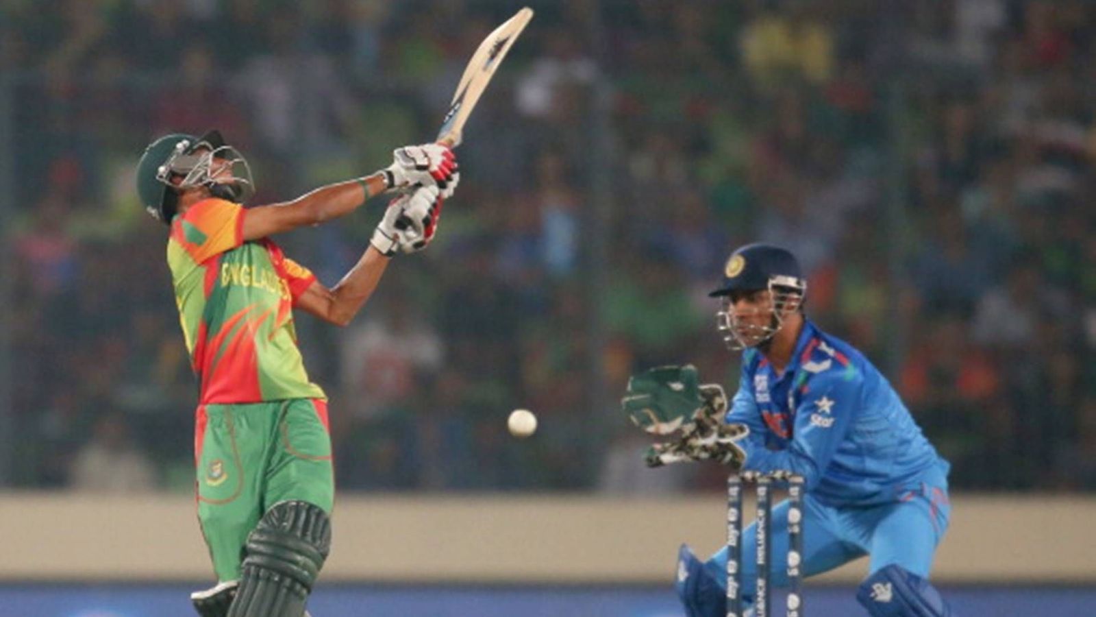 ICC slaps Bangladesh all-rounder with two-year ban for failing to produce receipt of iPhone 12 received as gift Nassir Hossain fails to play a shot against India as MS Dhoni collects the ball (File Photo: Getty Images)