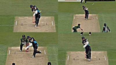 Watch: Rare 1:31 minutes video showcases all 16 Finn Allen sixes against Pakistan in 3rd T20I Finn Allen destroyed Pakistan's bowling attack in 3rd T20I.