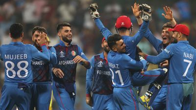 Massive blow to Afghanistan star, ruled out of another big tournament ahead of T20 World Cup Afghanistan's cricket team breaks into celebration in this frame. (Getty)