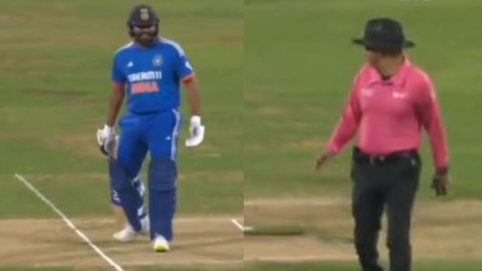 'Arey Viru, leg bye diya kya?': Rohit Sharma left shocked after umpire refuses to signal four; video of funny conversation goes viral 'Arey Viru, leg bye diya kya?': Rohit Sharma left shocked after umpire refuses to signal four; video of funny conversation goes viral