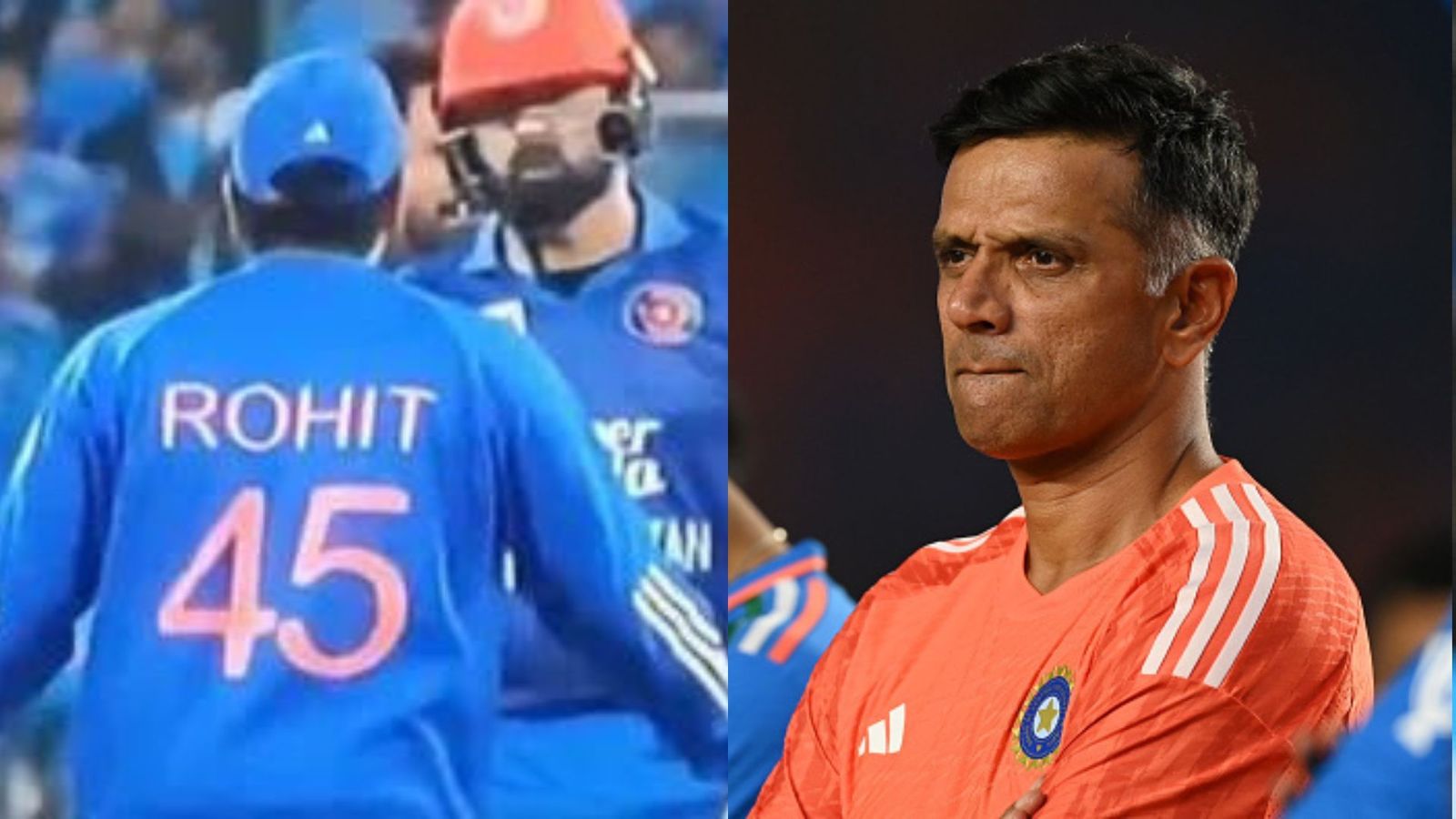 Rahul Dravid gives lengthy explanation on heated exchange between Rohit Sharma and Mohammad Nabi, sheds light on not 'crossing the line' Rahul Dravid gives lengthy explanation on heated exchange between Rohit Sharma and Mohammad Nabi, sheds light on not 'crossing the line'