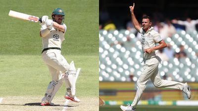 AUS vs PAK: Hometown hero Travis Head lights up Adelaide with 7th Test ton, Josh Hazlewood stifles West Indies batter to put Australia on cusp of victory Travis Head (L) and Josh Hazlewood (R).