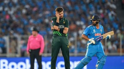 Venue revealed for India vs Pakistan's T20 World Cup 2024 group stage match to be held on June 9 India skipper Rohit Sharma (right) and Pakistan captain Shaheen Shah Afridi in this frame. (Getty)