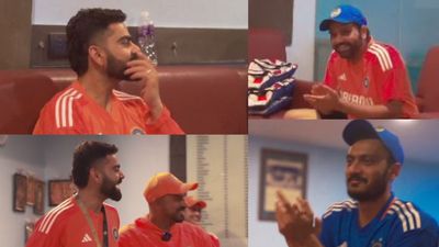 WATCH: Virat Kohli's reaction is pure gold after winning 'Fielder of the series medal' in dressing room BTS Virat Kohli reacts after bagging the 'fielder of the series' award following India's T20I series clean sweep against Afghanistan.