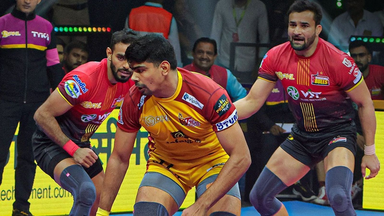 Pro Kabaddi League: Stellar performance by Akshit and Surjeet power Bengaluru Bulls to big win over Telugu Titans Bengaluru Bulls defeated Telugu Titans.