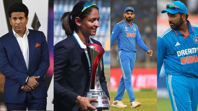 Updated list of 15 Indian cricket icons invited for Ram temple 'Pran Pratishtha' ceremony; check all the names here Sachin Tendulkar (left), Harmanpreet Kaur (2nd left), Virat Kohli (3rd from left) and Rohit Sharma are amongst 15 cricketers who are invited for Ram Temple's Pran Pratistha.