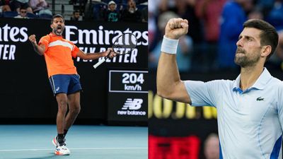 Novak Djokovic reacts to Rohan Bopanna's 'world No. 1' milestone, says, ‘to do it at such a young age…’ Rohan Bopanna of India (Left) and Serbia's Novak Djokovic in this frame. (Getty Images)