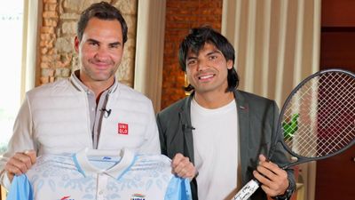 ‘Dream come true’: Neeraj Chopra says after meeting his idol Roger Federer in Zurich; see pictures Neeraj Chopra (Left) with his idol Roger Federer. (Photo Courtesy: Instagram/Neeraj Chopra)