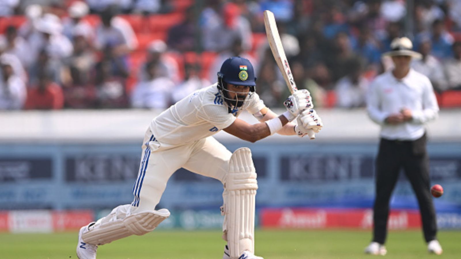 'I had to wait for..': KL Rahul breaks silence after missing out on hundred on Day 2 of 1st Test vs England India's KL Rahul bats during Day 2 of the 1st Test against England at Rajiv Gandhi International Stadium on January 26. (Getty)