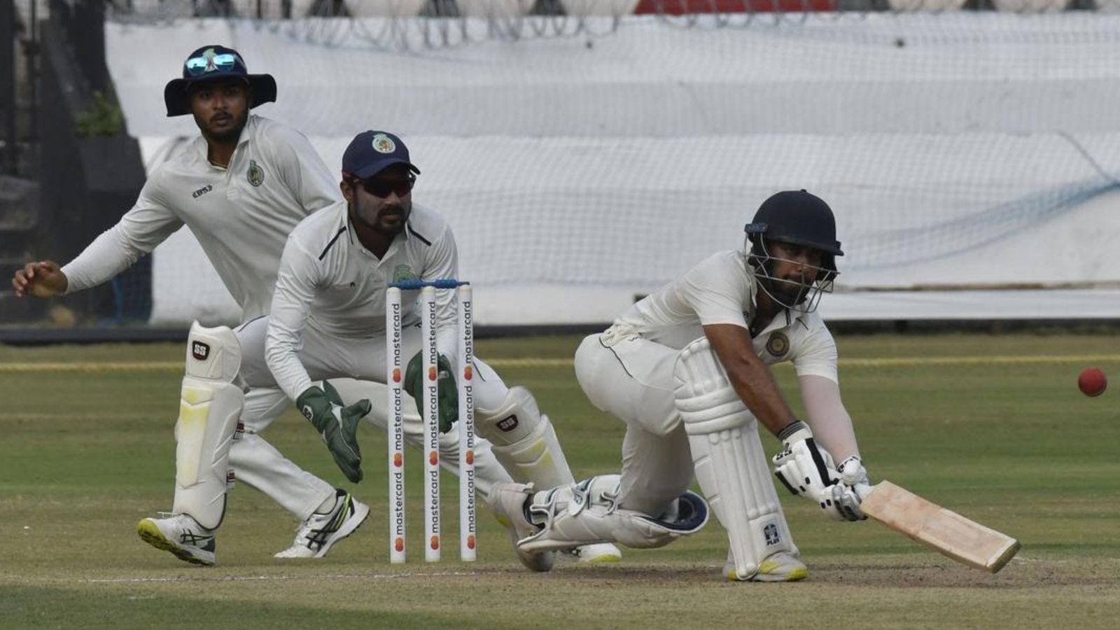 Record Alert: Star batter wreaks havoc, smashes fastest First-Class triple hundred riding on 21 sixes, 33 fours; busts Sehwag-Shastri's records Hyderabad's star opener Tanmay Agarwal in action during Ranji Trophy match against Arunachal Pradesh. (Twitter)