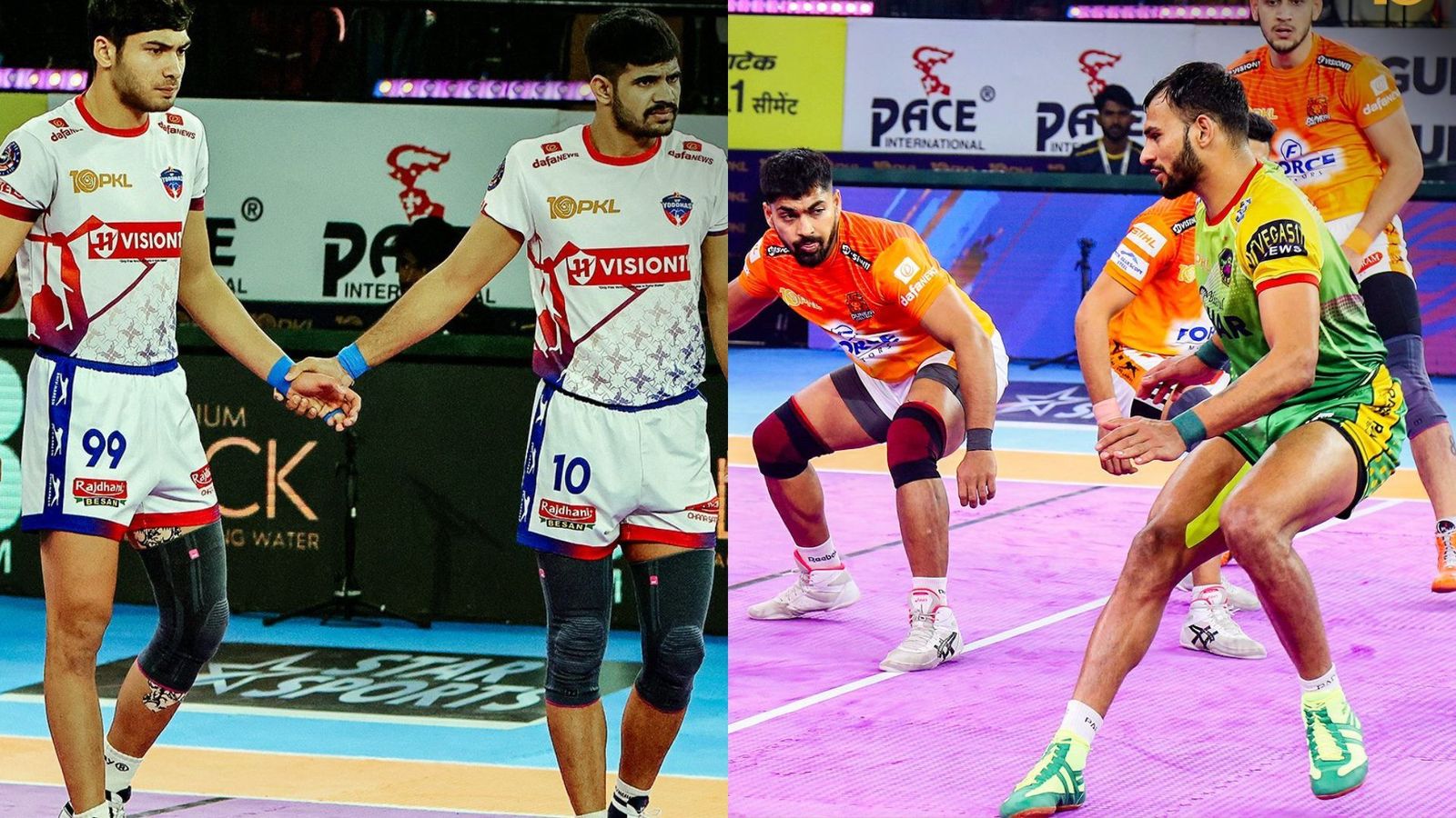 Pro Kabaddi League: Dabang Delhi dominate UP Yoddhas, Patna Pirates and Puneri Paltan play out nail-biting tie Dabang Delhi defeated UP Yoddhas while Patna Pirates and Puneri Paltan played out a tie.